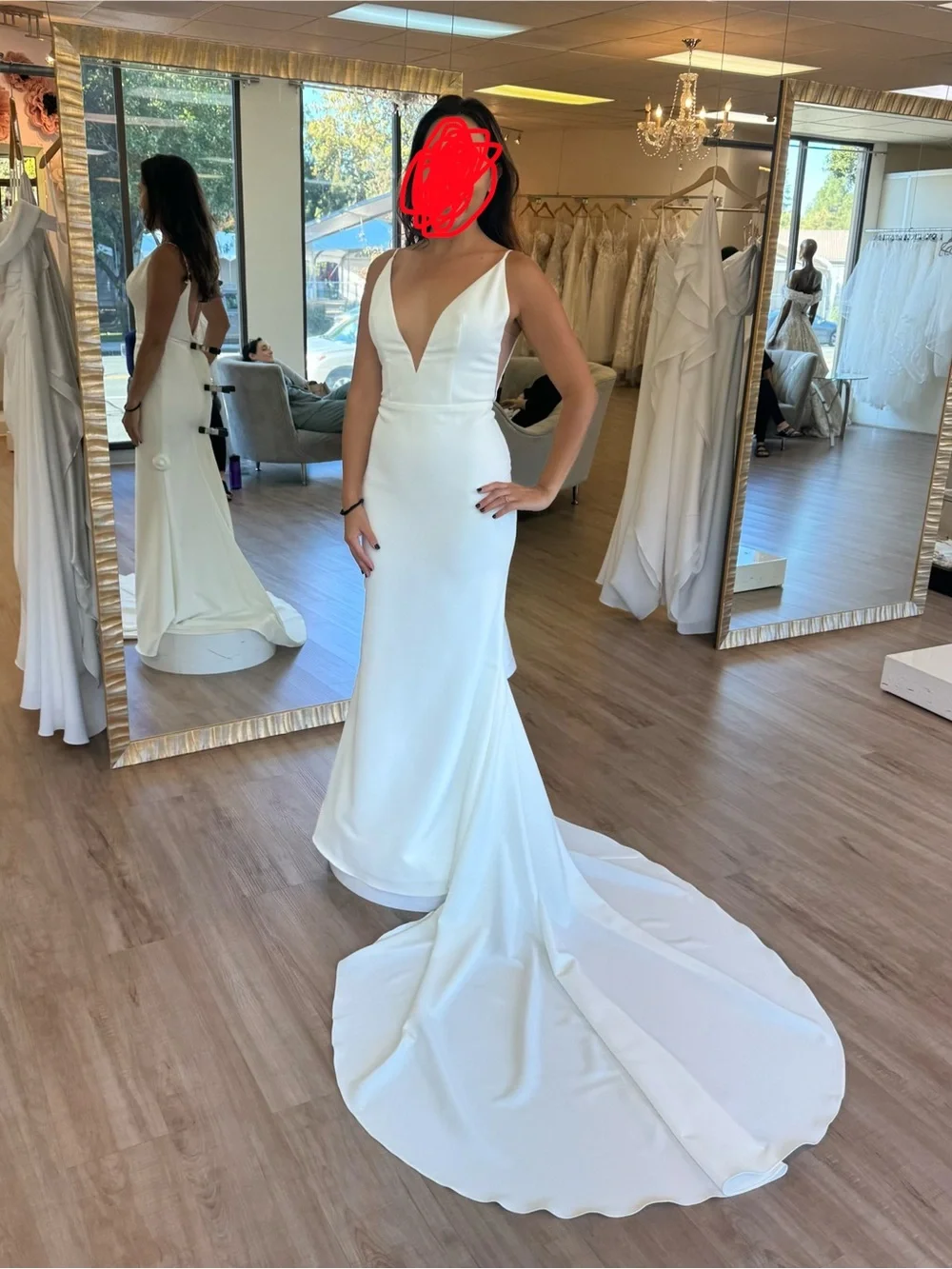 Made with Love sample dress size 10. Basically brand new! - Picture 12 of 13
